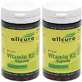 Allcura Vitamin K2 Kapseln 2x 2x60 St