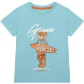 GUESS T-Shirt N6GI04 K8HM4 Blau Regular Fit