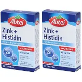 Abtei Zink+Histidin Tabletten Titandioxidfrei 2x 2x30 St