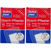 Gothaplast Duschpflaster XL 48x70 mm 2x 2x10 St Pflaster