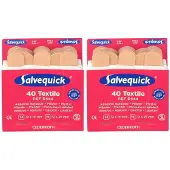 Holthaus Medical Salvequick Pflasterstrips elastisch Refill 6444 2x 2x40 St Pflaster