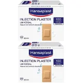 Hansaplast Universal Injekt.Pfl.Strips waterres. 2x 2x100 St Pflaster