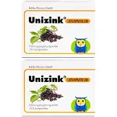 Unizink Lutschpastillen 2x 2x30 St Pastillen