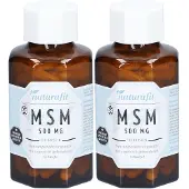 Naturafit MSM 500 mg Kapseln 2x 2x120 St