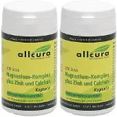 Allcura Magnesium Komplex m.Zink+Calcium Kapseln 2x 2x100 St