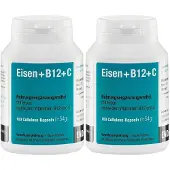 Endima Eisen+B12+C Kapseln 2x 2x100 St