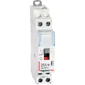 Legrand 412558 CX3 Schütz Brummfrei, 230V 25A, 2 Schliesser, mit Handschalter