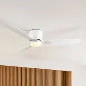 LumenXL Deckenventilator Circo Sommer/Winter mit einstellbarer Farbtemperatur - Weiß