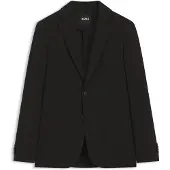 BOSS Slim-Fit Jacke aus elastischem Baumwoll-Seersucker Grösse 58
