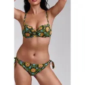 Marlies Dekkers Bellini Flower Print Push Up Bikini Top Größe: 70C | Bikinis Outlet | Damen