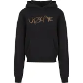 Mister tee lässiger Herren Hoodie Rippbündchen Kapuze mit Baumwolle Schwarz