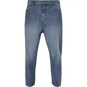Urban Classics Cropped Tapered Jeans Blau 30 Mann Blau 30