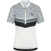 Ziener Radtrikot "NALADIA-Z", Damen, Gr. 42, weiß (weiß fog), Obermaterial: 100% Polyester. Obermaterial 2: 90% Polyester, 10% Elasthan, Trikots Radtrikot