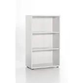 Proregal Aktenregal Tiger Medium HxBxT 110 x 65 x 34 cm 3 Fächern Weiß