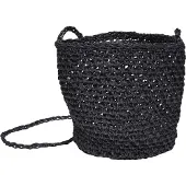 Urban Classics TB6491 | Mini Nature Bast Crossbody Bag One Size - Farbe: Black - Größe: One Size