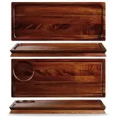 Churchill Livingstone 4 x Holz-Brett eckig 40x16,5cm ALCHEMY ACACIA WOOD