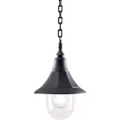 Elstead Lighting Elstead Shannon Außen-Hängeleuchte E27 Schwarzes Polykarbonat IP44 Anti-Meerwasser