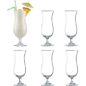 Vicrila Gläser blue hawaii 47 cl x6 Transparent Rund Glas