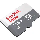 SanDisk Ultra microSDHC UHS-I Speicherkarte + Adapter – 256 GB