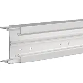 Hager BRH6513019016, Gerade Kabelrinne, 2 m, Acrylnitril-Butadien-Styrol (ABS), Weiß