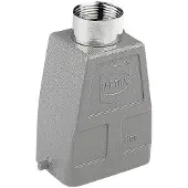 Harting Han 6B Tüllengehäuse hoch, 1xM25 gerader Kabelabgang, für 1 Bügel (am Unterteil) Verschraubung M25 Klemmbereich