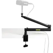 Gator Shure Low-Profile-Desktop-Mikrofonständer mit Ausleger