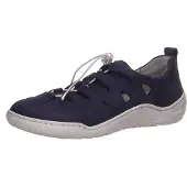 Waldlaufer Schnürhalbschuhe durchbrochen in blau, Gr. 5.5
