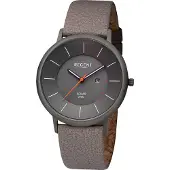 Regent Herren Uhr Armband aus Apfelschale Armbanduhr Analog dunkelbraun URBA723