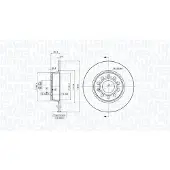 MAGNETI MARELLI Bremsscheibe 360406107801