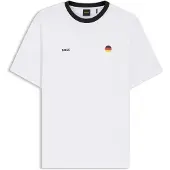 BOSS für Herren. 50562134 Lux-T-Shirt weiß (L), Lässig, Baumwolle, Kurzarm