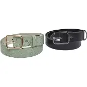 Urban Classics Hüftgürtel "Unisex Ostrich Synthetic Leather Belt 2-Pack"