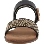 Tom Tailor 5390390027_37, Sandalen, Weiblich, Erwachsener, Schwarz, 1,3 cm, Thermoplastischer Gummi (TPR)