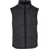 Urban Classics funktionale Herren Übergangs-Weste leicht gefütterte Jacke 78 g/m² Schwarz