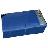 Papstar Servietten, 3-lagig 1/4-Falz 40 cm x 40 cm dunkelblau 1000 Stück