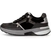 Gabor Rollingsoft ROLLINGSOFT Damenschuhe - bequeme Schnür- Halbschuhe schwarz Freizeit NEU