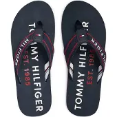 Tommy Hilfiger Zehentrenner Sporty Hilfiger Beach Sandal FM0FM05805 Dunkelblau 40