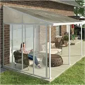 Canopia By Palram Feria Seitenwand Terrassenüberdachung 3 m weiß