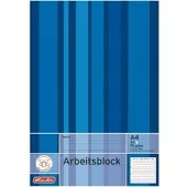 Herlitz Arbeitsblock A4 liniert VE=50 Blatt