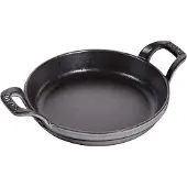 Staub Specialities Ofenform 16 cm, rund, Graphit-Grau, Gusseisen