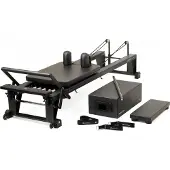 Merrithew Pilates-Reformer "V2 Max Reformer Bundle", Jet Black