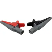Testboy Krokoklemmensatz (schwarz / rot) Krokodilklemmen-Set Schwarz, Rot 1 Se