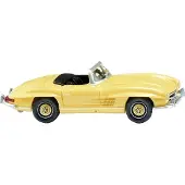 Wiking 083409 H0 PKW Modell Mercedes Benz 300 SL Roadster - gelb
