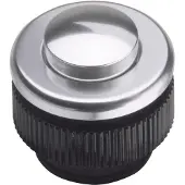 Grothe Klingeltaster rund 11,5mm Knopf alu, Hülse alu PROTACT 310 AL