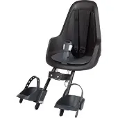 Bobike GO Mini Front Mount Fahrradsitz, Urban Black