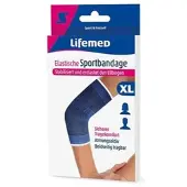 Lifemed Elastische Sportbandage blau "Ellbogenschutz" XL / 12 Stück