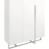 Angel Cerdá Hohe Anrichte 3053 in Weiß / Stahl – (B)120 x (H)135 x (T)42 cm | Gr.: onesize
