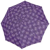 Doppler Regenschirm Fiber Flex Long AC Wave Lilac