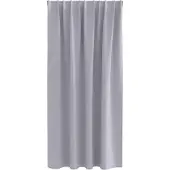 vidaXL Verdunkelungs-Vorhänge mit Ringen 2 stk. Metallic Grau