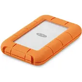 LaCie STND4000400, 4 TB, USB Typ-C, USB4 Gen 3x2, 4000 MB/s, Orange, Edelstahl