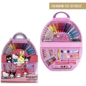 Hello Kitty Ausmal- und Schreibset – Kreatives 50-teiliges Malset für Mädchen
